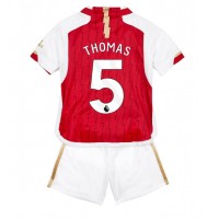 Otroški Nogometni dresi Arsenal Thomas Partey #5 Domači 2023-24 Kratek Rokav (+ Kratke hlače)